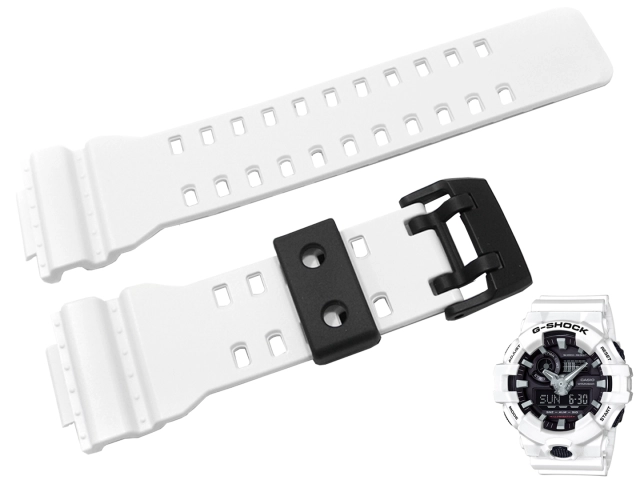 Oryginalny pasek Casio G-Shock GA-700-7A biały matowy